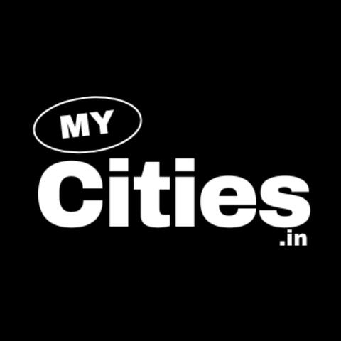 Discover. Explore. Connect. Your cities, your way! MyCities.in logo